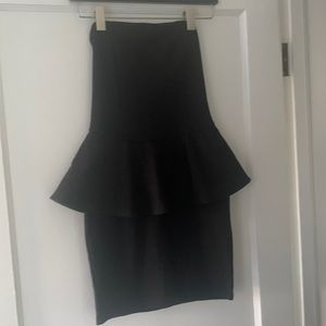 Black peplum dress - purchased nordstrom BP